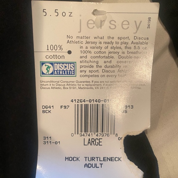 Men,s Black Turtleneck - Picture 2 of 4